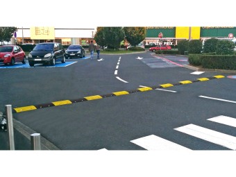 Ralentisseur caoutchouc FAST - 50, 60 ou 70 mm