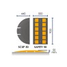 Ralentissement large type coussin - SAFETY