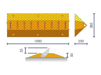 Ralentisseur HERSE anti-retour en acier