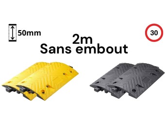 Ralentisseur 50 cm - 30 km/h - en pack près à poser