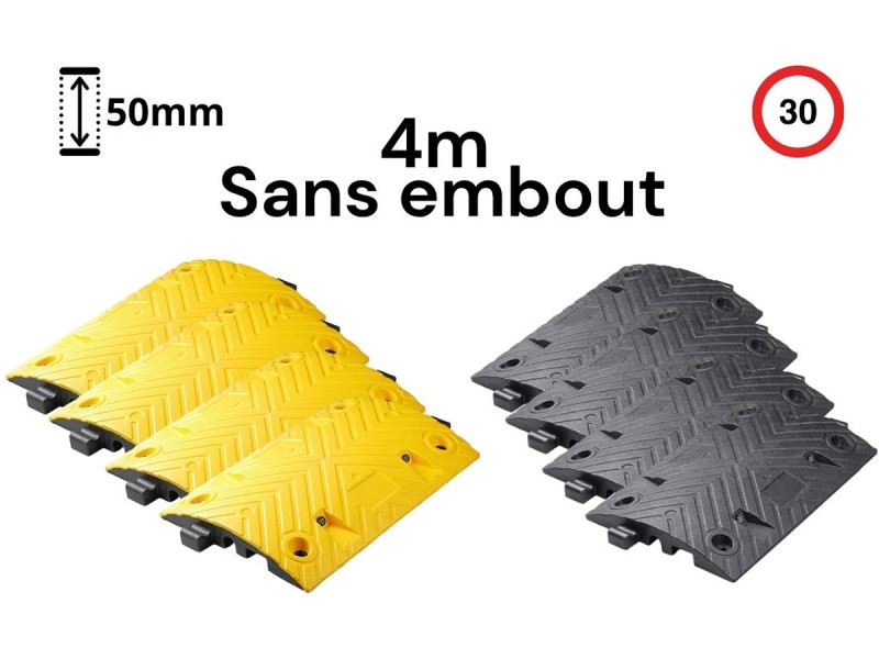 Ralentisseur 50 cm - 30 km/h - en pack près à poser