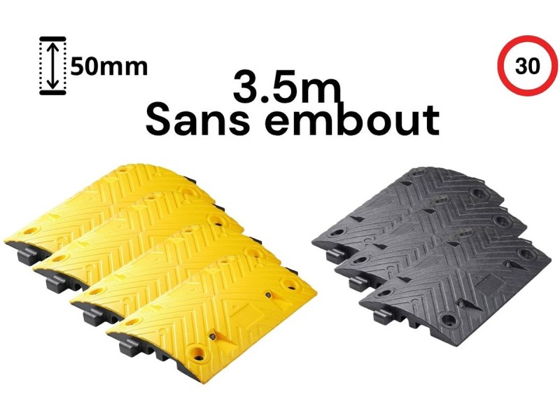 Ralentisseur 50 cm - 30 km/h - en pack près à poser