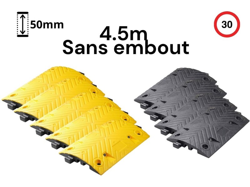 Ralentisseur 50 cm - 30 km/h - en pack près à poser