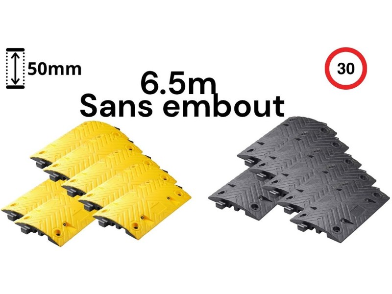 Ralentisseur 50 cm - 30 km/h - en pack près à poser
