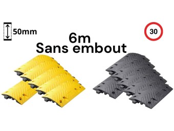 Ralentisseur 50 cm - 30 km/h - en pack près à poser