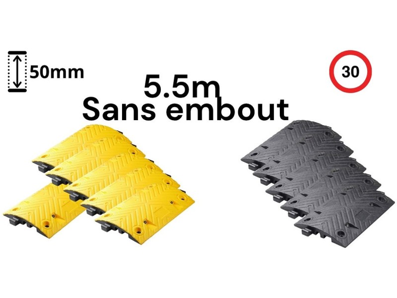 Ralentisseur 50 cm - 30 km/h - en pack près à poser