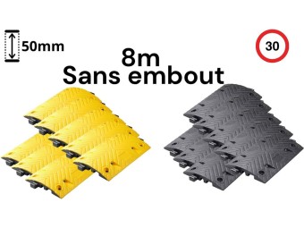 Ralentisseur 50 cm - 30 km/h - en pack près à poser