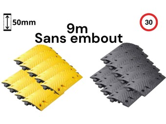 Ralentisseur 50 cm - 30 km/h - en pack près à poser