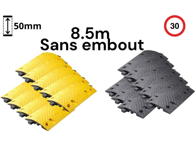 Ralentisseur 50 cm - 30 km/h - en pack près à poser