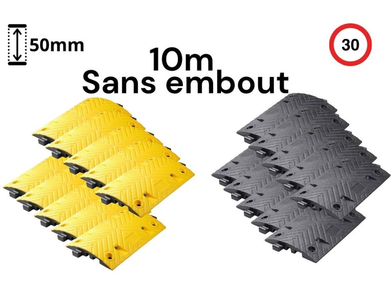 Ralentisseur 50 cm - 30 km/h - en pack près à poser