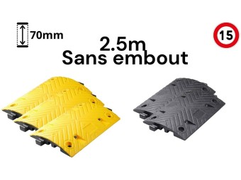 Ralentisseur 70 cm - 15 km/h - en pack près à poser