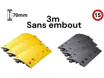 Ralentisseur 70 cm - 15 km/h - en pack près à poser