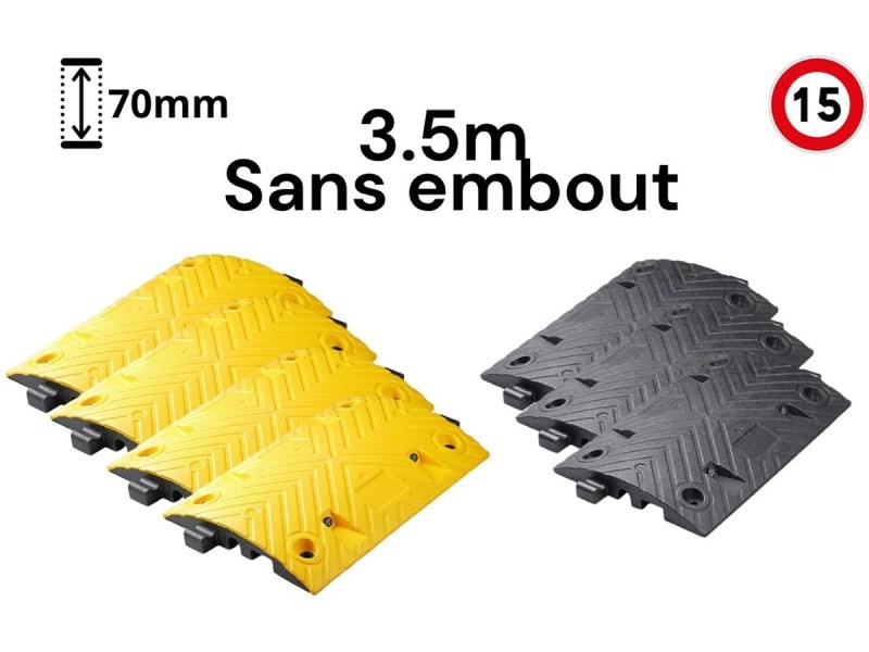 Ralentisseur 70 cm - 15 km/h - en pack près à poser