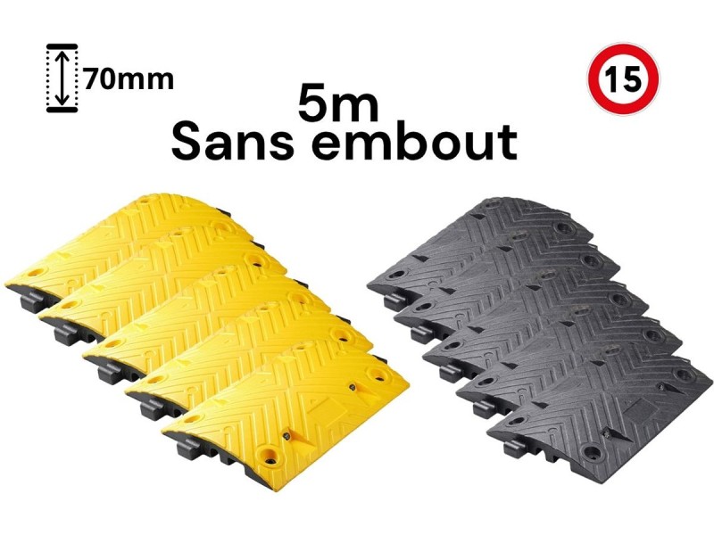 Ralentisseur 70 cm - 15 km/h - en pack près à poser