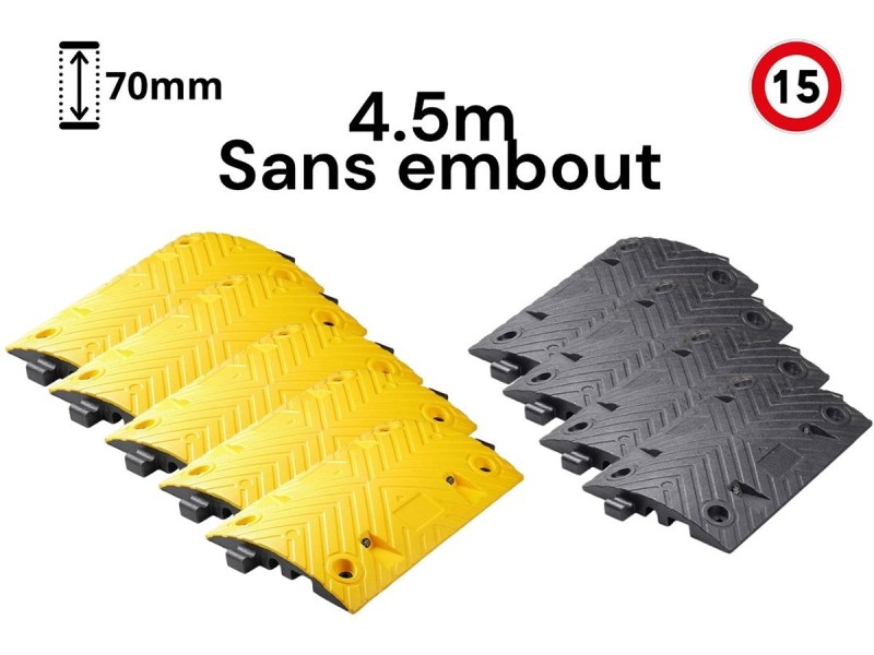 Ralentisseur 70 cm - 15 km/h - en pack près à poser