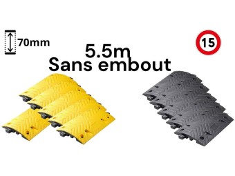 Ralentisseur 70 cm - 15 km/h - en pack près à poser