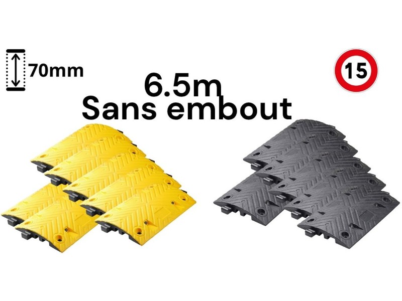 Ralentisseur 70 cm - 15 km/h - en pack près à poser