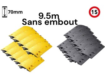 Ralentisseur 70 cm - 15 km/h - en pack près à poser