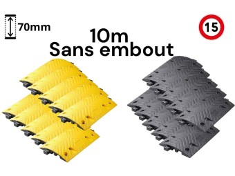 Ralentisseur 70 cm - 15 km/h - en pack près à poser