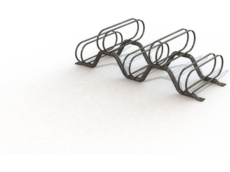 Support vélo cintre 5 places galvanisé