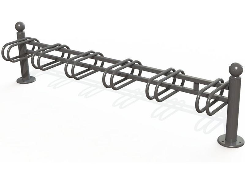 Support vélo Chartrons 6 places tête boule