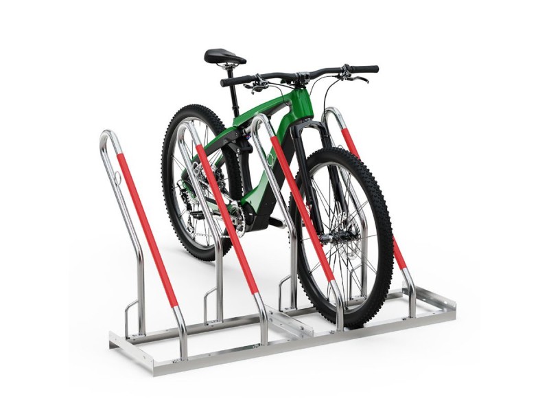Support vélo galvanisé R50W unilatéral – 2 à 6 places