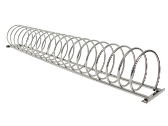 Parc à vélo 10 places en acier inoxydable