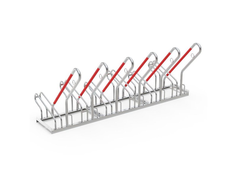Support vélo compact R25S galvanisé – 2 à 6 places unilatérales