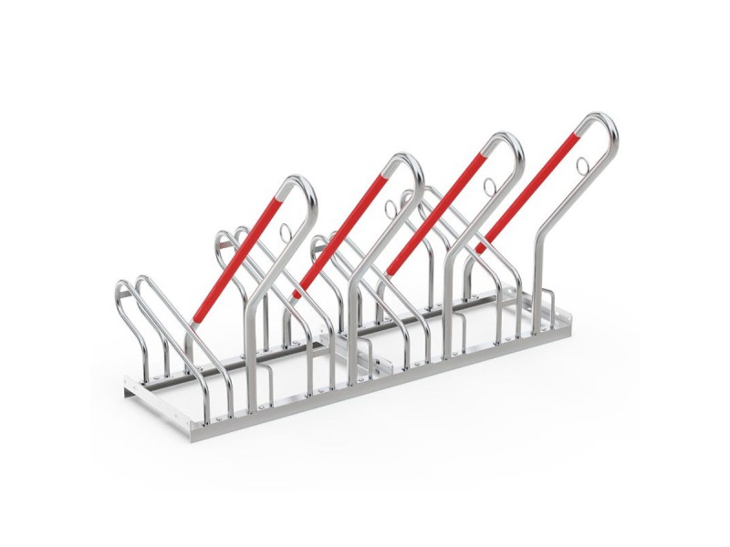 Support vélo compact R25S galvanisé – 2 à 6 places unilatérales