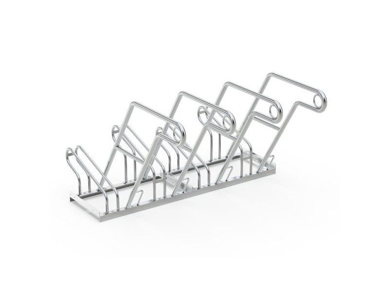 Support vélo compact R26S galvanisé – 2 à 6 places unilatérales
