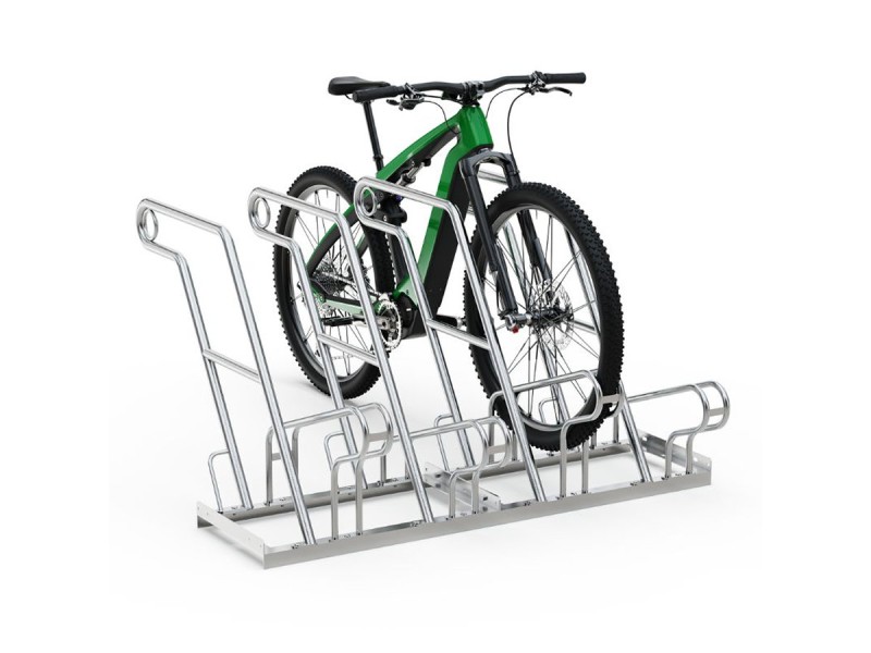 Support vélo compact R26S galvanisé – 2 à 6 places unilatérales