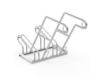 Support vélo compact R26S galvanisé – 2 à 6 places unilatérales