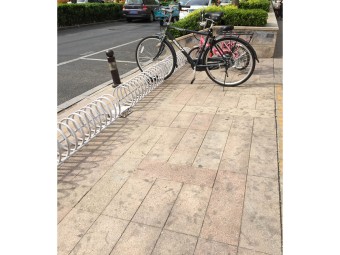 Parc à vélo 10 places en acier inoxydable