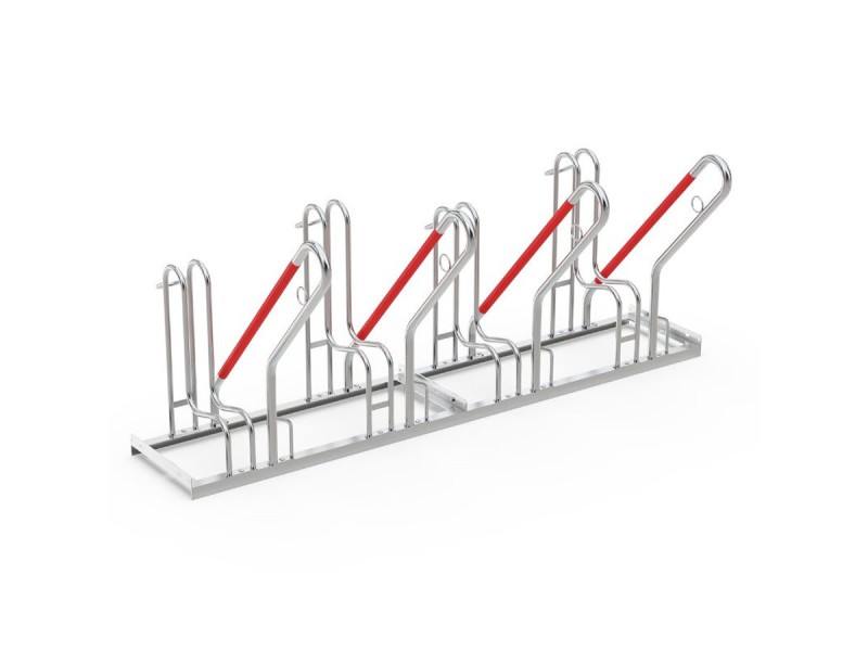 Support vélo R45W pour pneus larges – Espacé 500 mm, 2 à 6 places