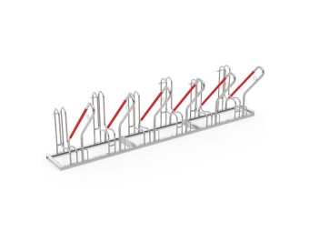 Support vélo R45W pour pneus larges – Espacé 500 mm, 2 à 6 places