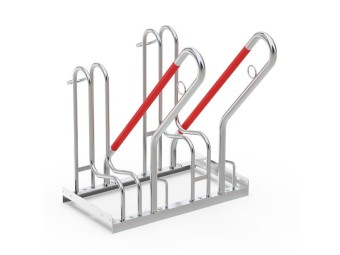 Support vélo compact R45S pour pneus larges – 2 à 6 places galvanisée