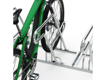Support vélo espacé R26W galvanisé – 2 à 6 places unilatérales