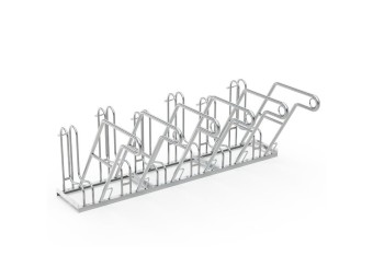 Support vélo compact renforcé R46S – 2 à 6 places, pneus jusqu’à 64 m