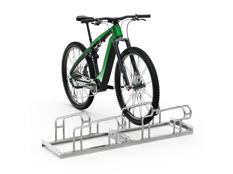 Support vélo économique R2S galvanisé – 2 à 6 places unilatérales