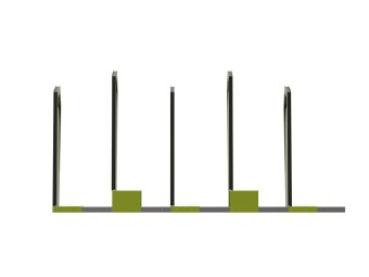 Range vélo TOTEM 5 places securisées