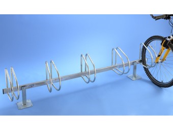 Range 4 ou 5 vélos mural à 45° ou 90°