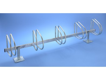 Range 4 ou 5 vélos mural à 45° ou 90°