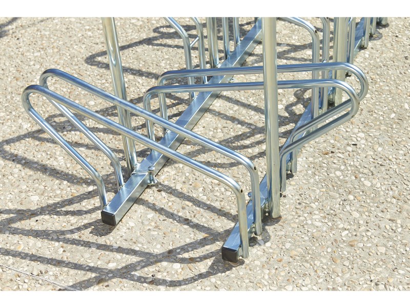 Râtelier vélos Hollande antivol 6 - 8 - 10 - 20 vélos en face à face