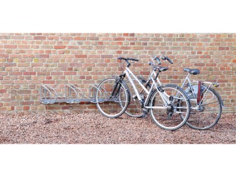 Range 4 ou 5 vélos mural à 45° ou 90°