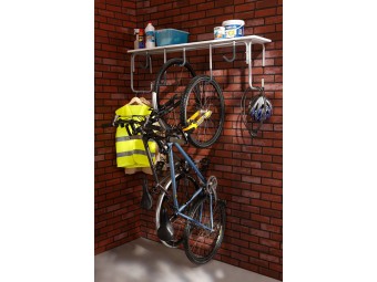 Range 5 vélos mural à crochets fixes