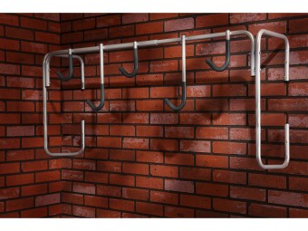 Range 5 vélos mural à crochets fixes