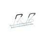 Râtelier 2 vélos avec arceau gainé - extensible