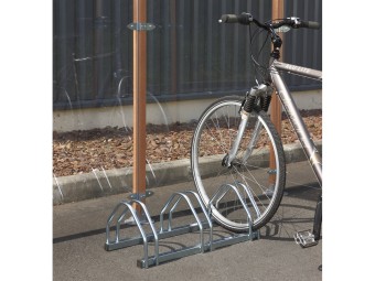 Ratelier vélo au sol 3, 4 ou 5 vélos