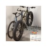 Râtelier 3 vélos sur 2 niveaux pour fat bike - largeur pneu ajustable