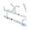Râtelier 2 vélos avec arceau gainé - extensible